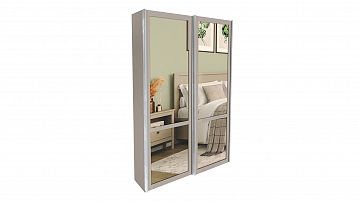 Гардеробная Keep (Кип), слайдинг, модуль 075*236*035, набор 3, цвет Бежевый дымчатый + Дверь МДФ 1.2 Бежевый